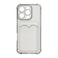 Shockproof Case with Card Holder iPhone 16 Pro Max Black