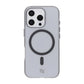 Rvelon Anti-slip corrugated magnetic protective Case For iPhone 16 Pro Gray