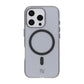 Rvelon Anti-slip corrugated magnetic protective Case For iPhone 16 Pro Black