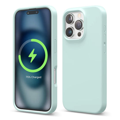 iPhone 16 Pro Case - Silicone With Magsafe Rvelon Green
