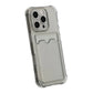 Shockproof Case with Card Holder iPhone 16 Pro Black