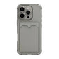 Shockproof Case with Card Holder iPhone 16 Pro Black