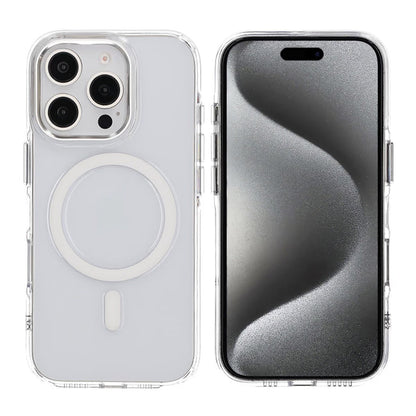 iPhone 16 Pro Mobilskal TPU med Magnet Rvelon - Transparent
