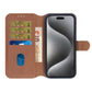 RV Magnetic Wallet Case iPhone 16 Pro Brown