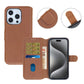 RV Magnetic Wallet Case iPhone 16 Pro Brown