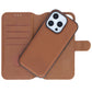 RV Magnetic Wallet Case iPhone 16 Pro Brown