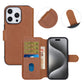 RV Wallet Case iPhone 16 Pro Brown