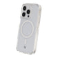 iPhone 16 Pro Rvelon Mobilskal TPU med MagSafe - Glitter Vit