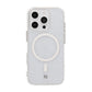 iPhone 16 Pro Rvelon Mobilskal TPU med MagSafe - Glitter Vit