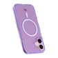 iPhone 16 Rvelon Mobilskal TPU med MagSafe - Glitter Lila