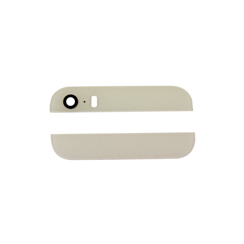 iPhone 5/5S Nedre och Övre Ramglas - Vit