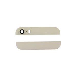 iPhone 5/5S Nedre och Övre Ramglas - Vit