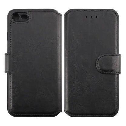 RV Flip Stand TPU Leather Wallet Case Black for Apple iPhone 7/8/SE 2020 High Quality