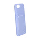 Silicone Card Holder Case for iPhone SE 2020 and 2022 - Purple