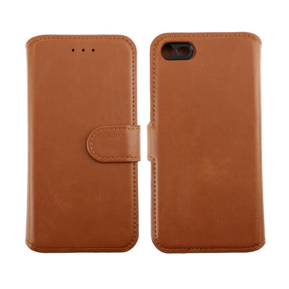 RV Magnetic Wallet Case-iPhone 7/8/SE 2020-Golden Brown