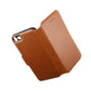 RV iPhone 7/8/SE 2020 Flip Stand TPU Leather Extra Card Wallet Case Golden Brown