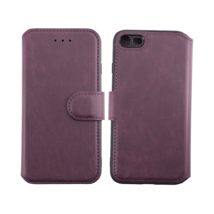 RViPhone 7/8/SE 2020 Flip Stand TPU Leather Extra Card Wallet Case Dark Cherry