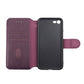 RViPhone 7/8/SE 2020 Flip Stand TPU Leather Extra Card Wallet Case Dark Cherry