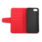 RV iPhone 7/8/SE 2020 Flip Stand TPU Leather Wallet Case Red