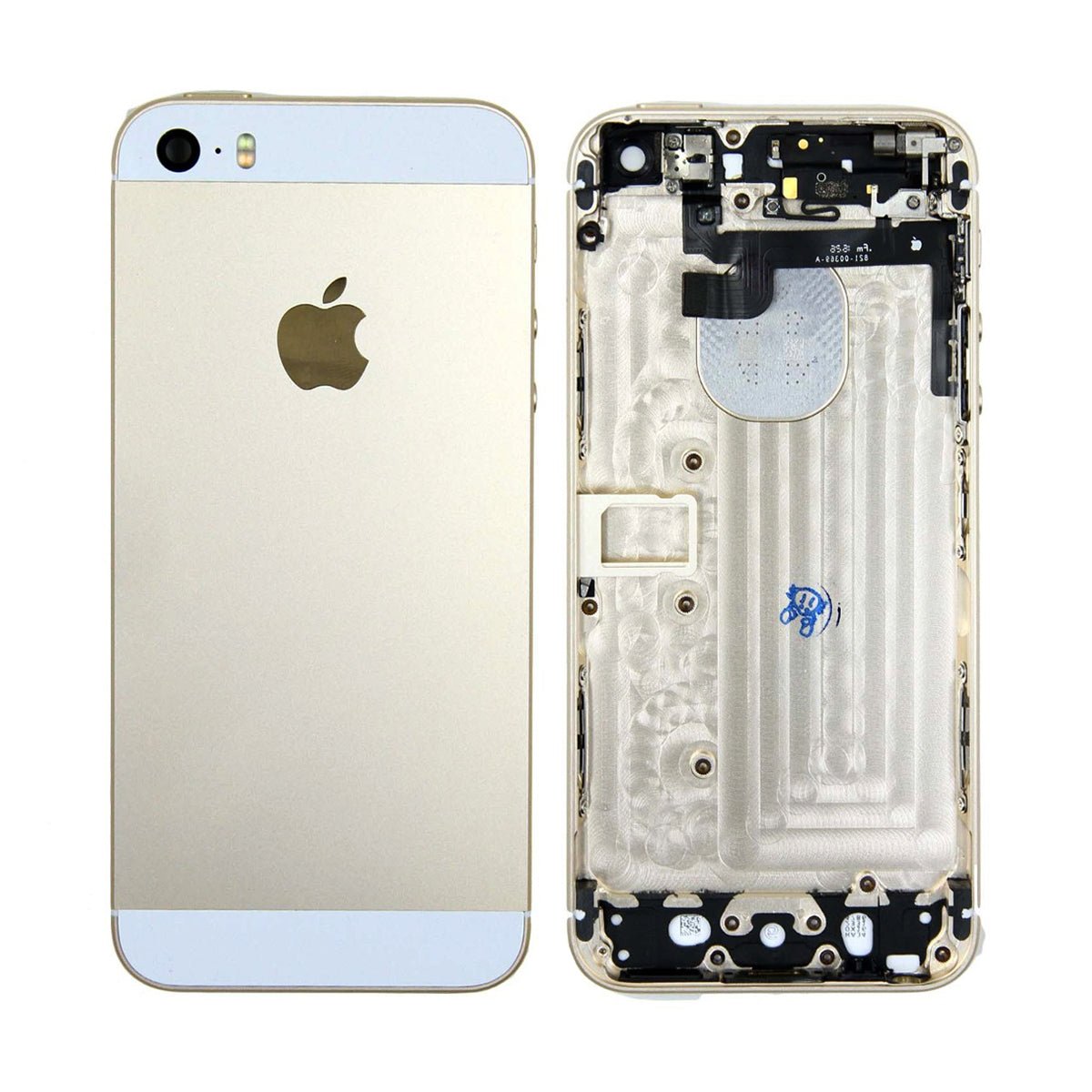 iPhone SE Baksida med Ram - Guld
