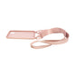 iPhone XS Max Silikonskal med Rem/Halsband - Rosa