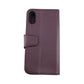 iPhone X/XS Plånboksfodral Extra Kortfack Rvelon - Mörklila