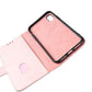 iPhone X/XS Plånboksfodral Läder Rvelon - Rosa