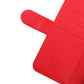 Rvelon Plånboksfodral Magnet för iPhone X och XS - Röd