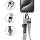Justerbar mobilrem med axelband och handledsrem - Grå