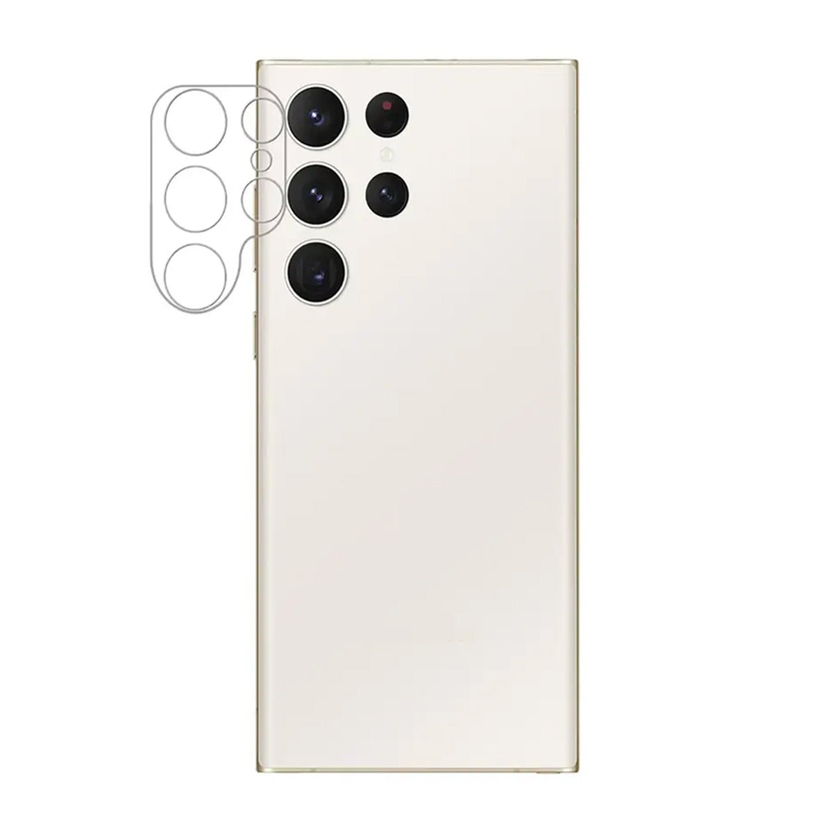 Kameraskydd Samsung Galaxy S23 Ultra - Härdat Glas Transparent