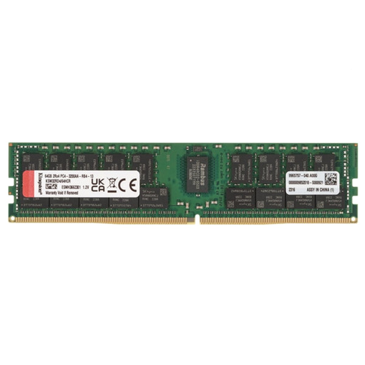 Kingston KSM32RD4 64HCR 64 GB DDR4 3200 ECC Registered DIMM - Nyskick