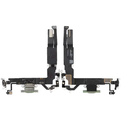 Laddkontakt med Flexkabel för iPhone 17 - Grön