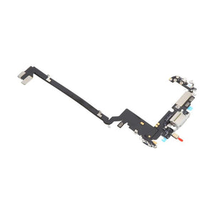 Laddkontakt med Flexkabel för iPhone 17 Pro Max - Silver