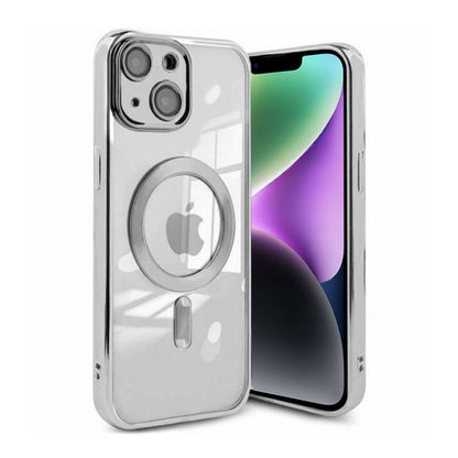 Luxury Mobilskal med Magsafe iPhone 13 - Silver