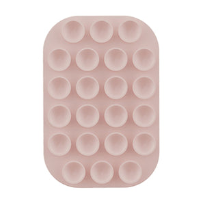 MagSafe Magnetic Silicone Suction Cup Phone Mount Sand Pink