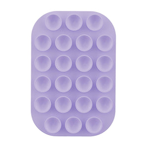 MagSafe Magnetic Silicone Suction Cup Phone Mount Purple