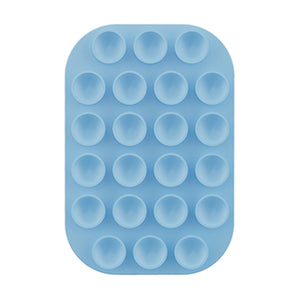 MagSafe Magnetic Silicone Suction Cup Phone Mount Light Blue