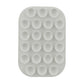 MagSafe Magnetic Silicone Suction Cup Phone Mount Cream White
