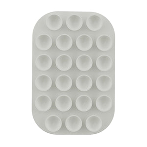 MagSafe Magnetic Silicone Suction Cup Phone Mount Cream White