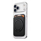 Color Ring 360-degree  Rotating Magnetic Phone Stand Card Holder Black