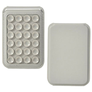 Foldable Suction Cup Phone Stand & Card Holder Gray