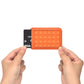 Foldable Suction Cup Phone Stand & Card Holder Orange