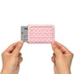 Foldable Suction Cup Phone Stand & Card Holder Pink
