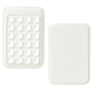 Foldable Suction Cup Phone Stand & Card Holder White