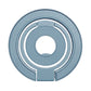 Foldable Double Magnetic Phone Ring Holder Blue+Gray