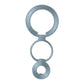 Foldable Double Magnetic Phone Ring Holder Blue+Gray