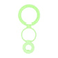 Foldable Double Magnetic Phone Ring Holder Green