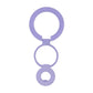 Foldable Double Magnetic Phone Ring Holder Purple