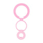 Foldable Double Magnetic Phone Ring Holder Light Pink