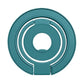 Foldable Double Magnetic Phone Ring Holder Dark green